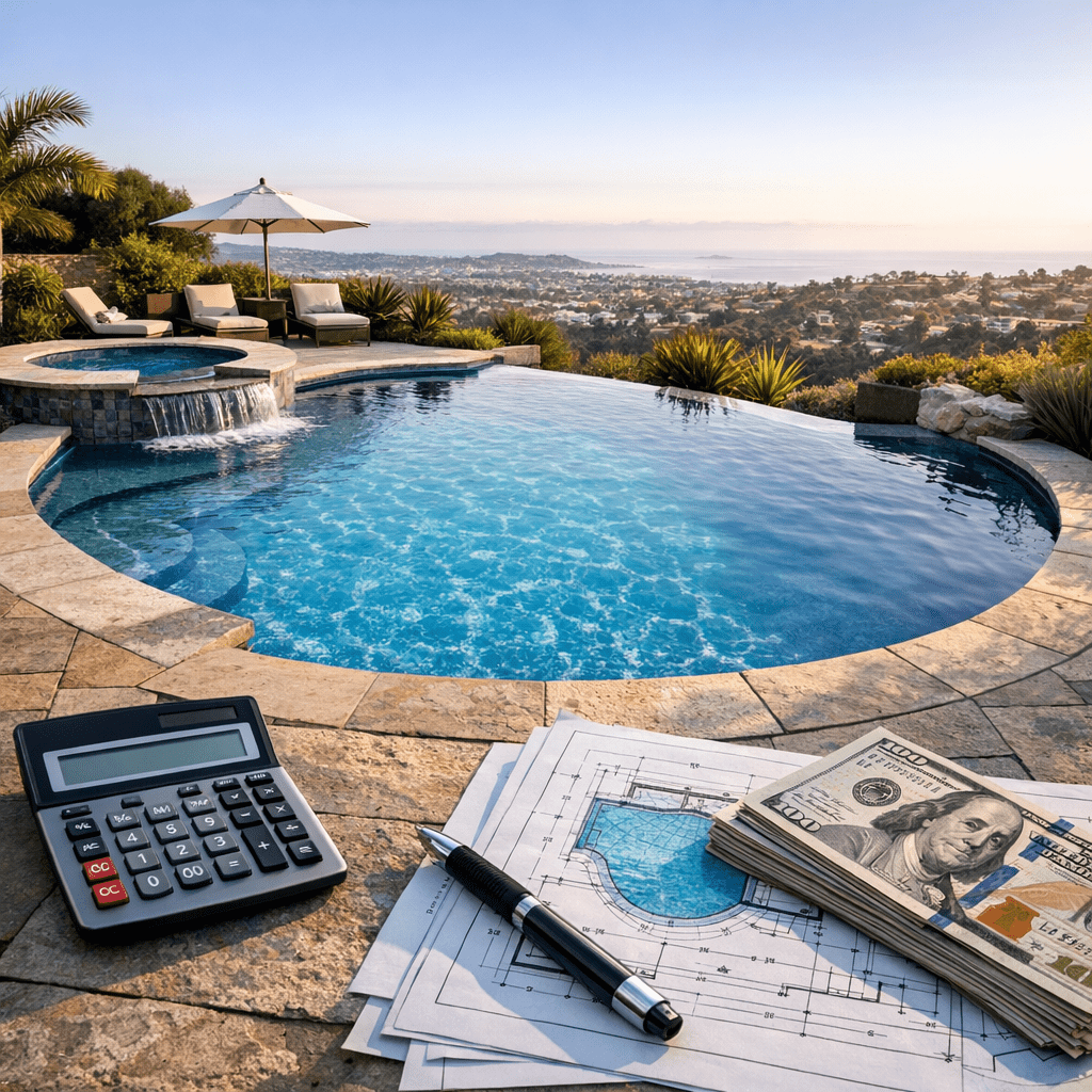 Professional illustration of How Much Does It Cost to Build an In-Ground Pool in San Diego in 2026?